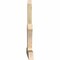Ekena Millwork Richland Rough Sawn Timber Gable Bracket, Douglas Fir, 84"W x 53"H x 4"D x 6"F, 15/12 Pitch GBW084X53X0406RIC00RDF - alternate 2